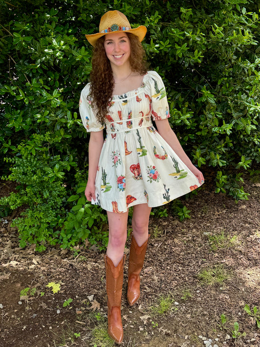Cowgirl Babydoll Dress