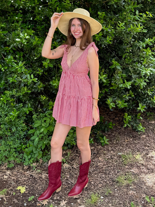 Gingham Picnic Dress
