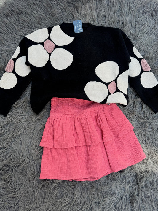 Lil Knit Bouquet Sweater