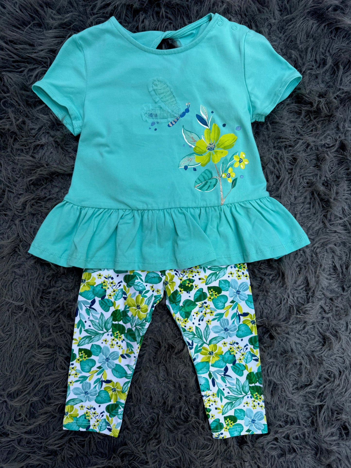 Greenie Butterfly Legging Set