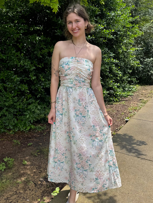 Fae Floral Tube Dress