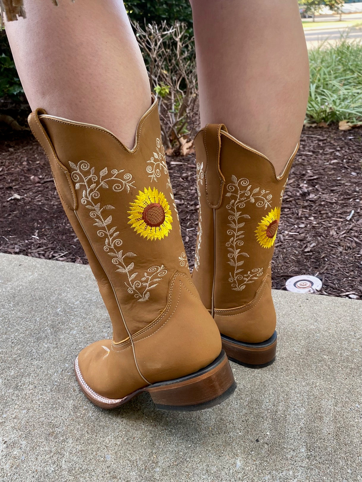 Sunflower Cowgirl Boot