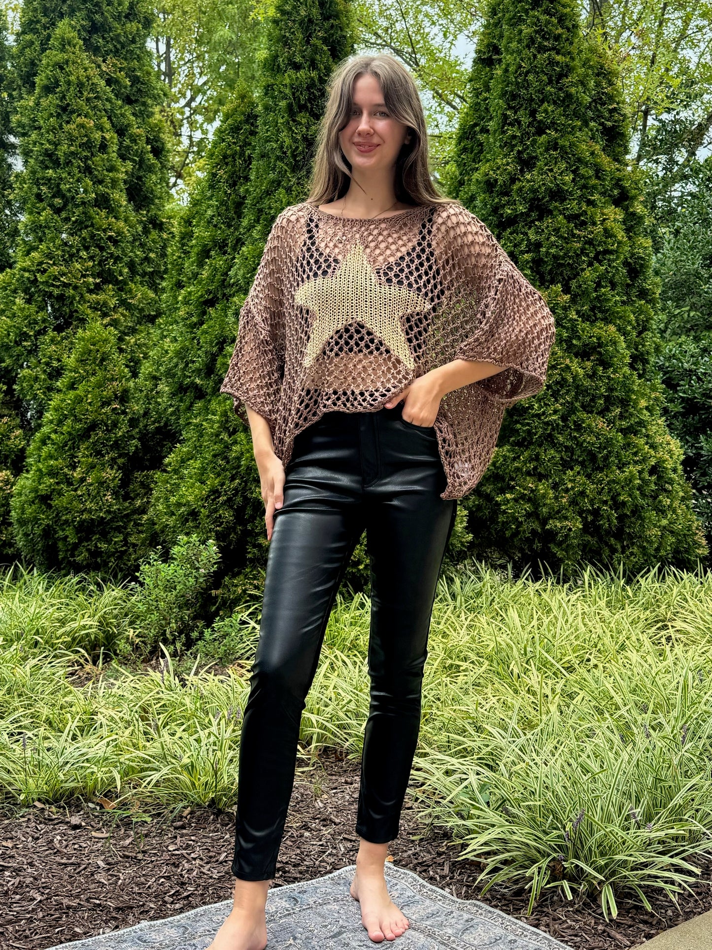 Crochet Star Sweater