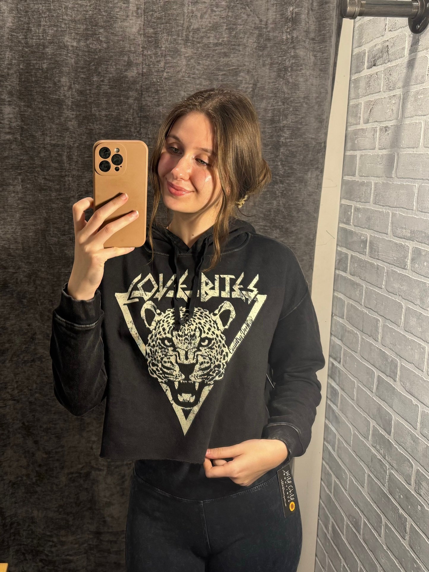 Love Bites Cropped Hoodie