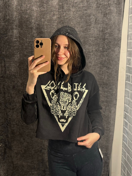 Love Bites Cropped Hoodie