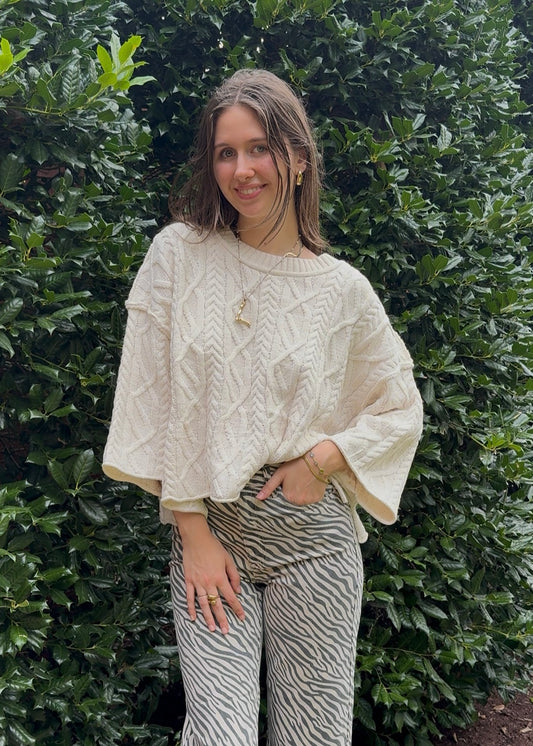 Mia 3/4 Sleeve Sweater