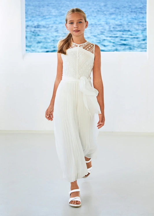 Lil Dainty Pleated Jumpsuit