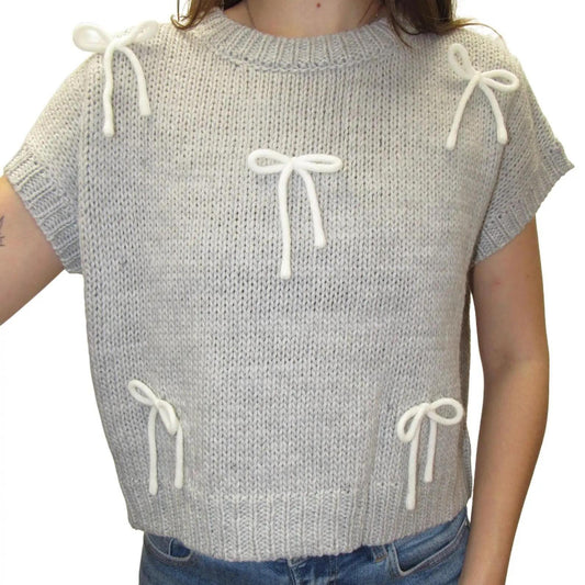 Bow It Up Knit Tee