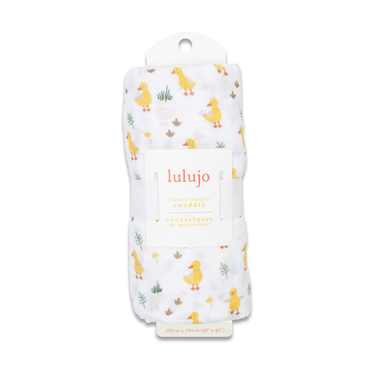 Ducky Muslin Swaddle