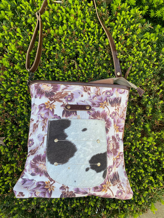 Myra Purple Flower Bag