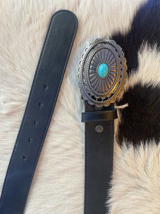 Turquoise Buckle Belt