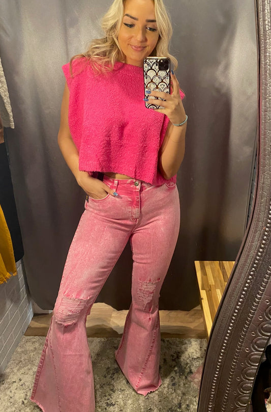 Seriously Pink Flares